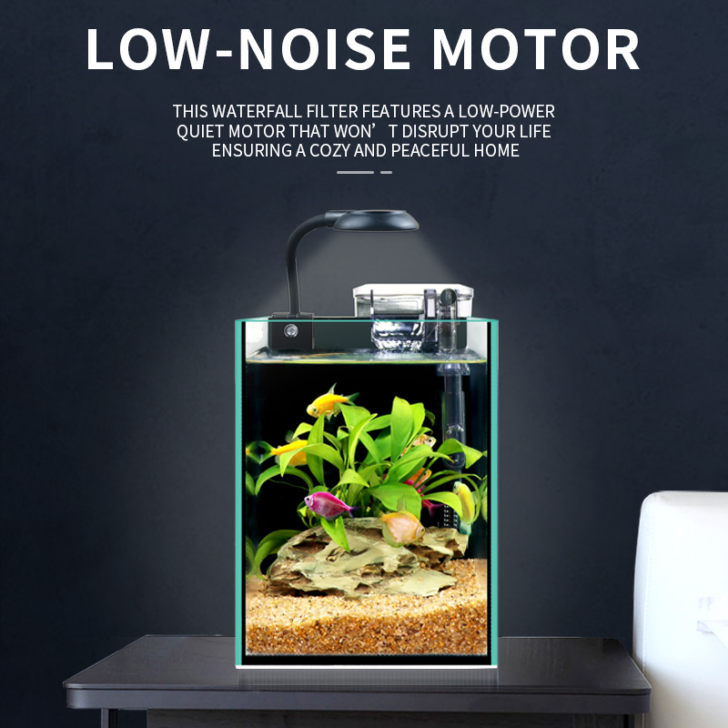 Betta Fish Tank - Nuovo Acquario in Vetro Ultra-Trasparente per
