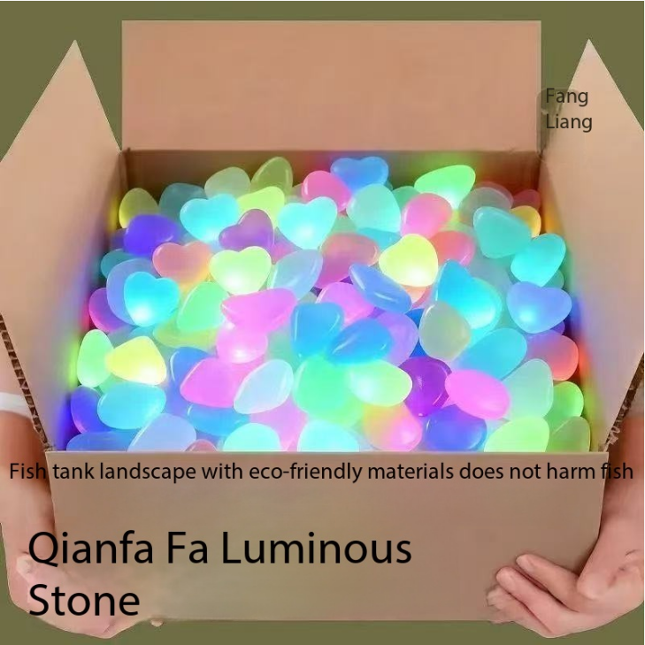 Fish Tank Gravel - Pietre Luminose Colorate da 1CM, 100