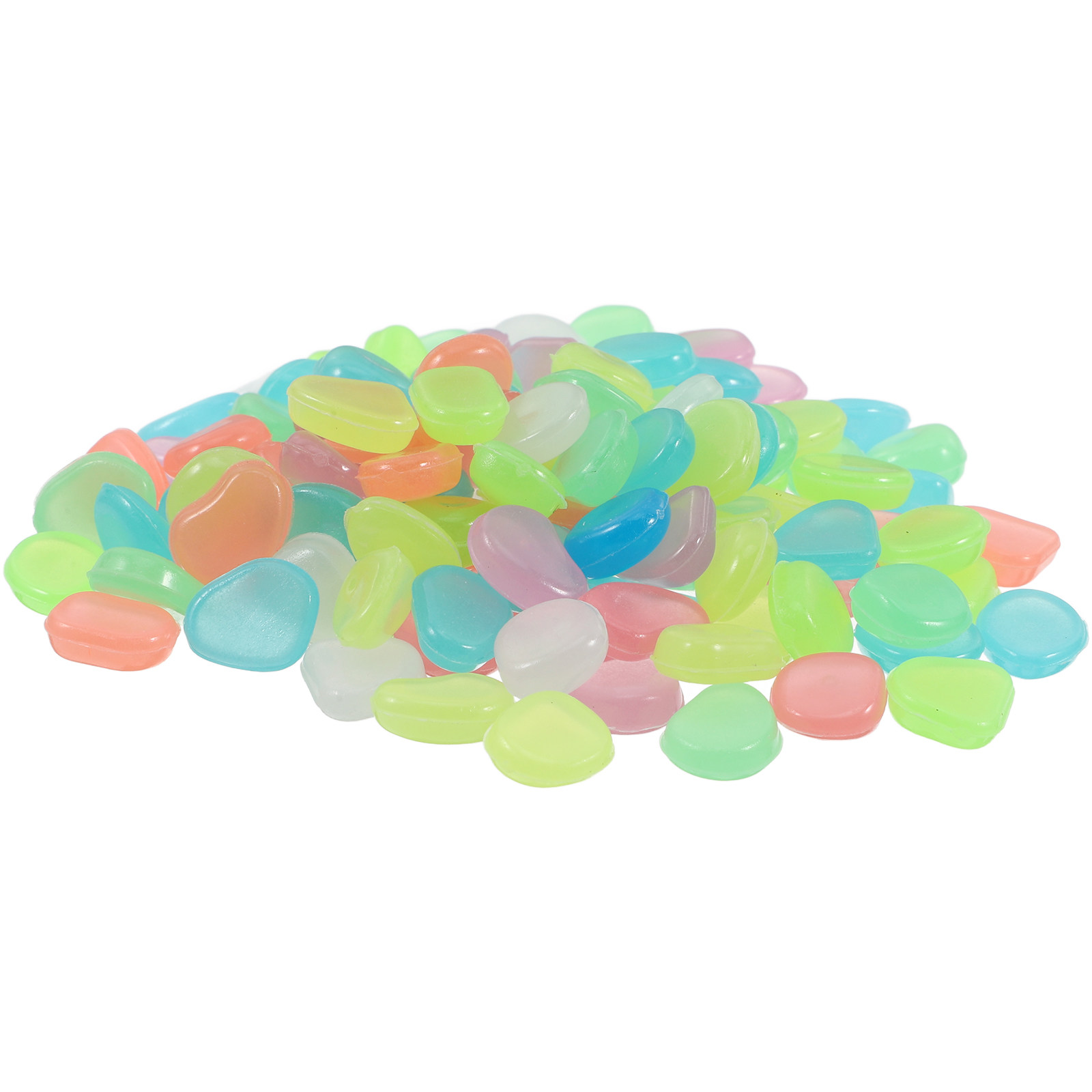Fish Tank Gravel - 400 pezzi di ciottoli fosforescenti che
