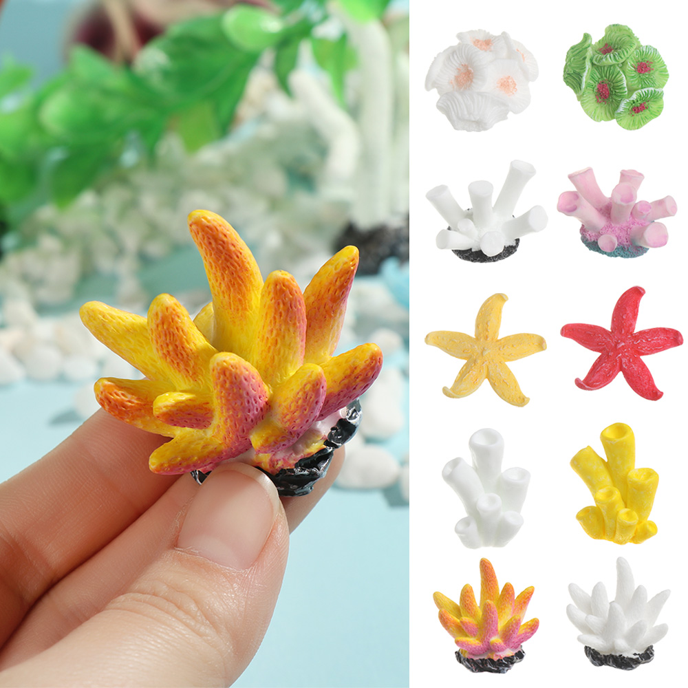 Fish Tank Gravel - Artificiale Corallo Serbatoio di Pesce Ornamenti