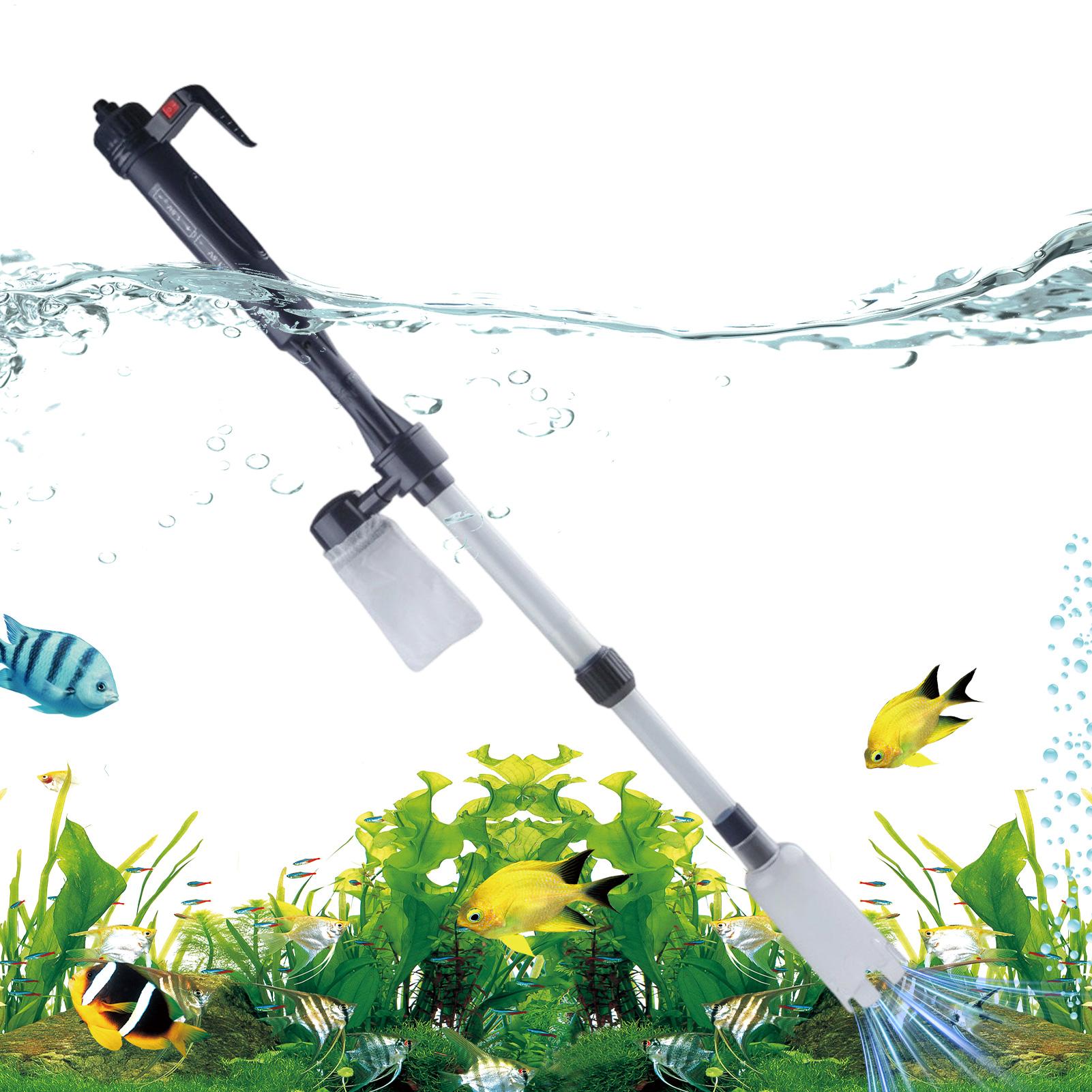 Fish Tank Gravel - Aspiratore di Sabbia per Acquario Telescopico