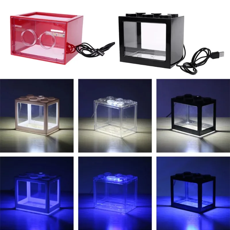 1L USB LED Desktop Mini Acquar - Aquarium Fish Betta recensione e prezzo