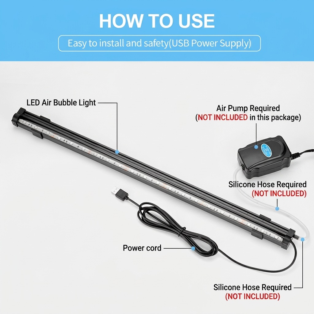 Lampada LED USB per Acquario c - Fish Tank Gravel recensione e prezzo