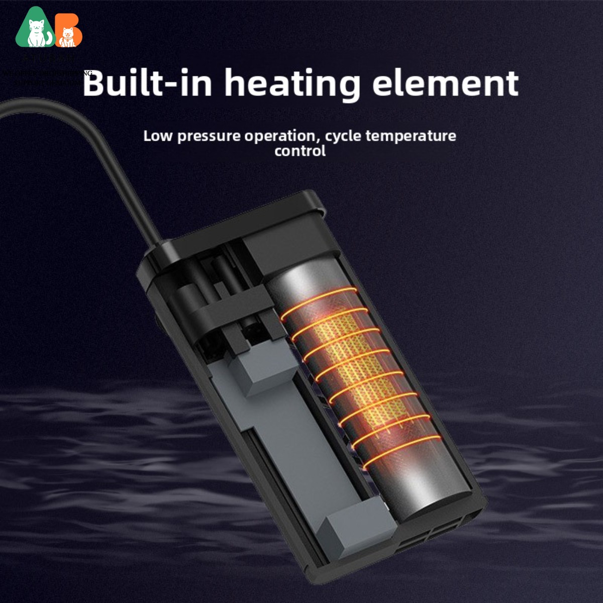 ATUBAN15-50W Mini riscaldatore - Fish Tank Heater recensione e prezzo